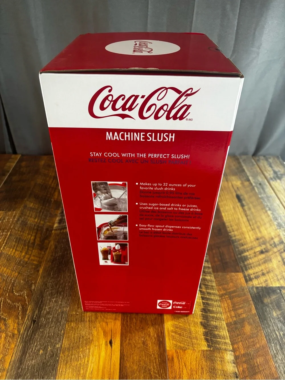 Coca-Cola Nostalgia Red and White Slush Maker Machine